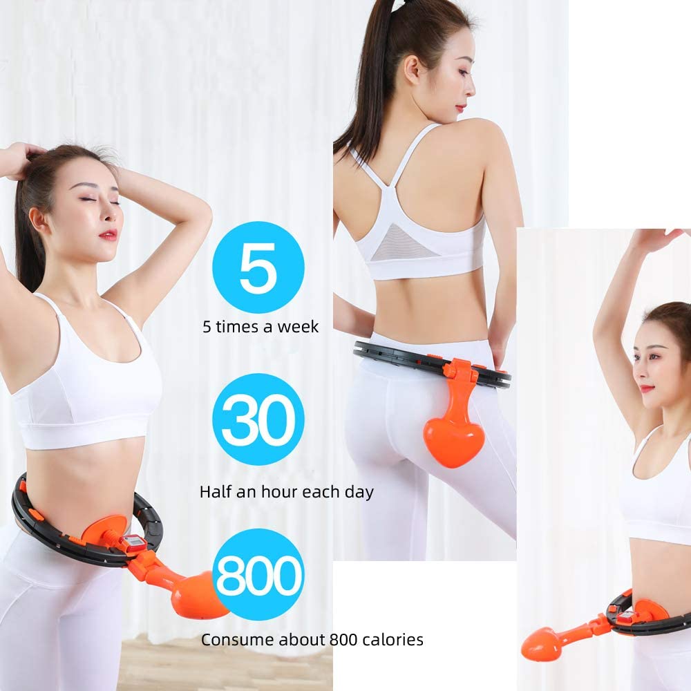 Adjustable Never Falling Smart Hula Hoop Body Slimming Equipment - Krafty Bear