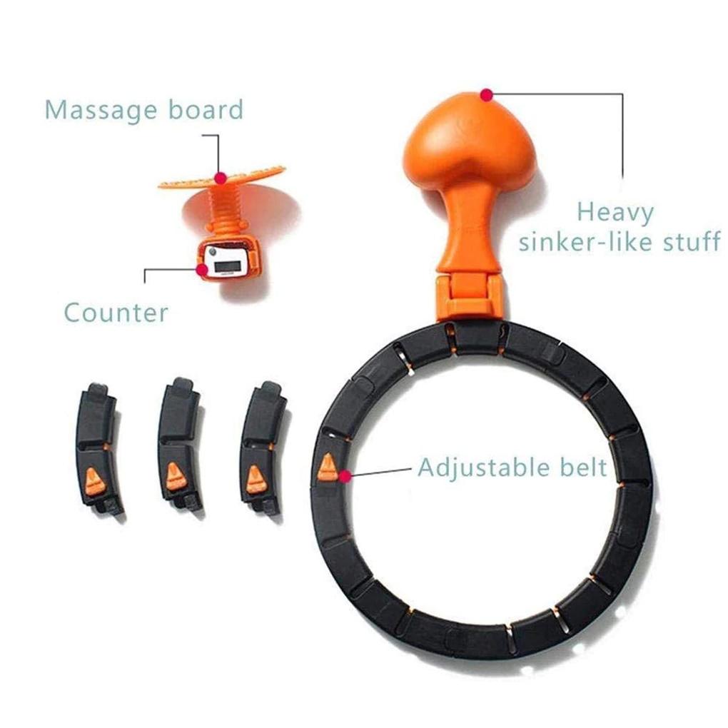 Adjustable Never Falling Smart Hula Hoop Body Slimming Equipment - Krafty Bear